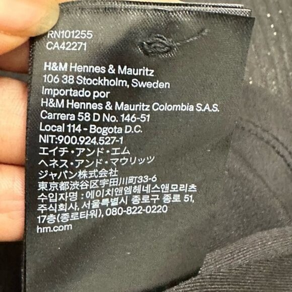 H&M Metallic Gold A Line Mini Skirt Size 6 Fall Fashion Office Casual - Picture 8 of 9